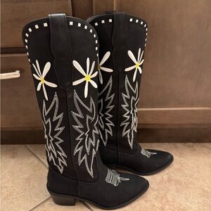 Krista Horton X Pink Lily Cowboy Boots